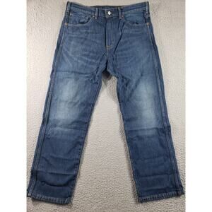 Levi's Jeans Men's 36x30 Western Fit Blue Denim Mid Rise Cowboy Cotton Stretch